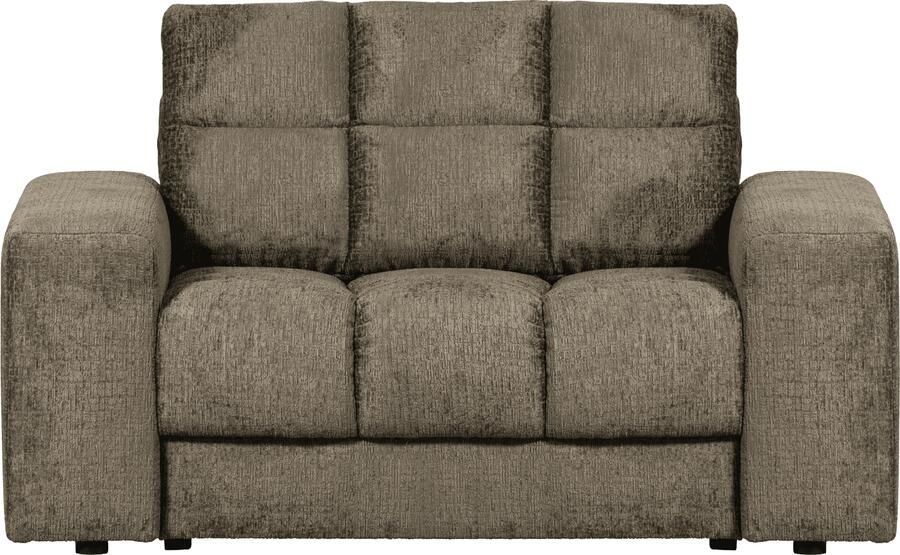 BePureHome | Second date loveseat structure velvet bonsai | Zitmeubels woonkamer | Fauteuil