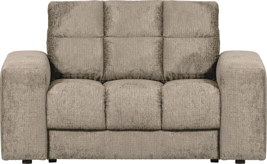 BePureHome | Second date loveseat structure velvet wheatfield | Zitmeubels woonkamer | Fauteuil
