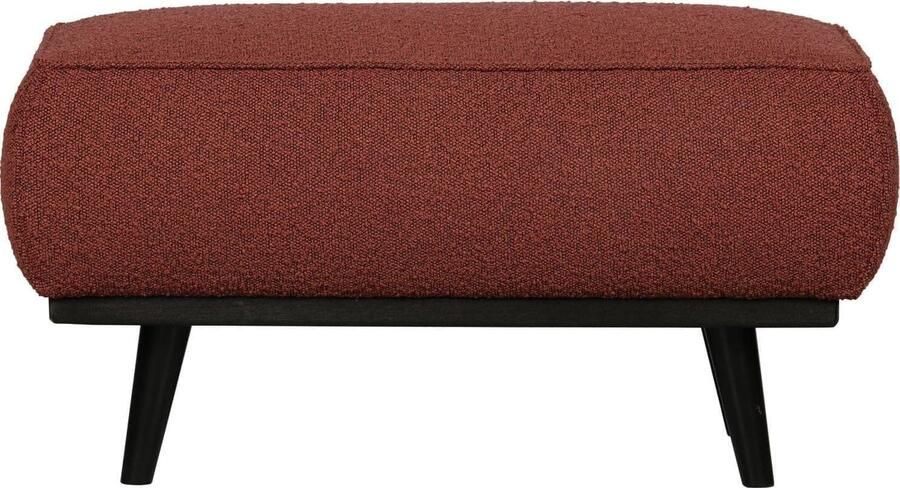 BePureHome | Statement hocker boucle chestnut | Zitmeubels woonkamer | Hocker