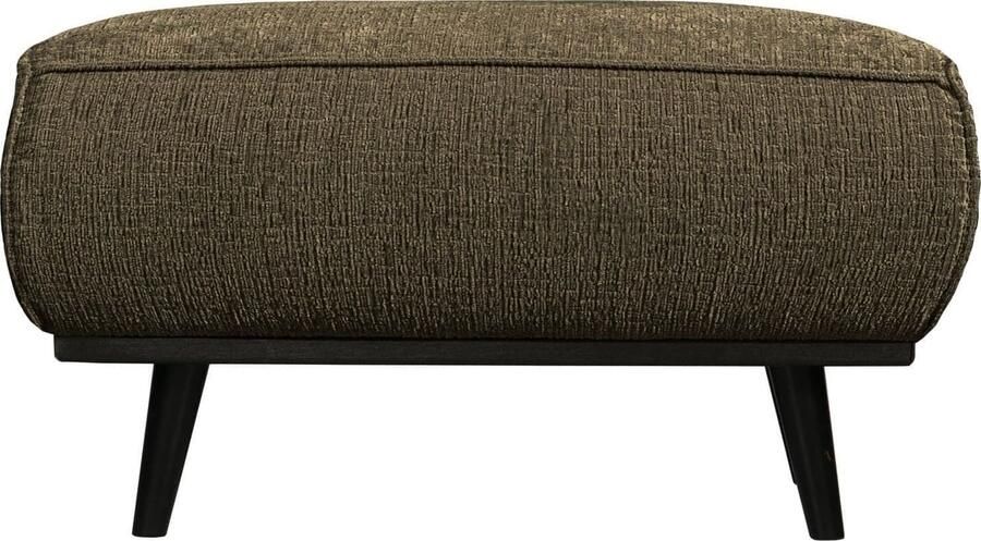 BePureHome | Statement hocker structure velvet bonsai | Zitmeubels woonkamer | Hocker