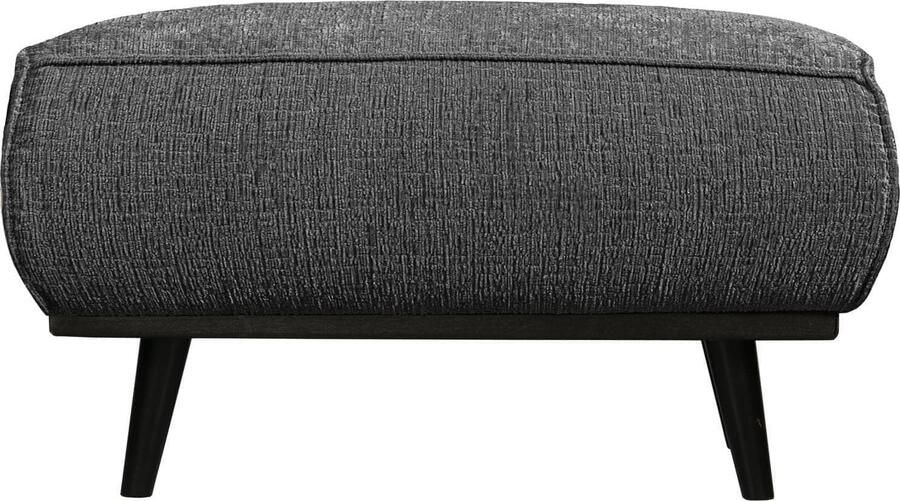 BePureHome | Statement hocker structure velvet mountain | Zitmeubels woonkamer | Hocker