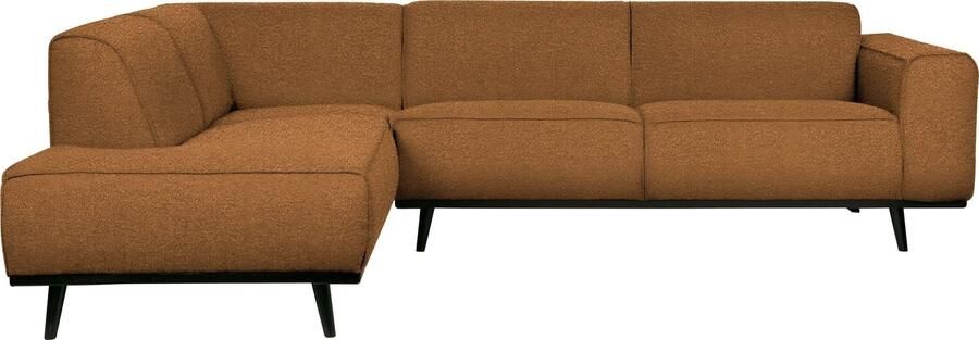 BePureHome | Statement Hoekbank Links Boucle Butter | Zitmeubels woonkamer | HoekbankModulaire banken