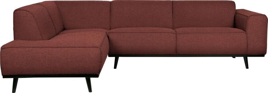 BePureHome | Statement Hoekbank Links Boucle Chestnut | Zitmeubels woonkamer | HoekbankModulaire banken