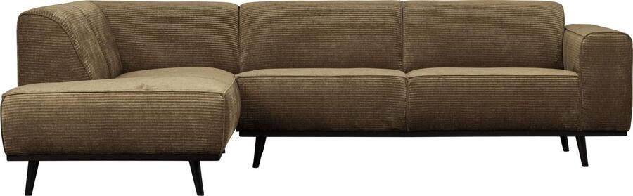 BePureHome | Statement Hoekbank Links Rib Rock | Zitmeubels woonkamer | HoekbankModulaire banken