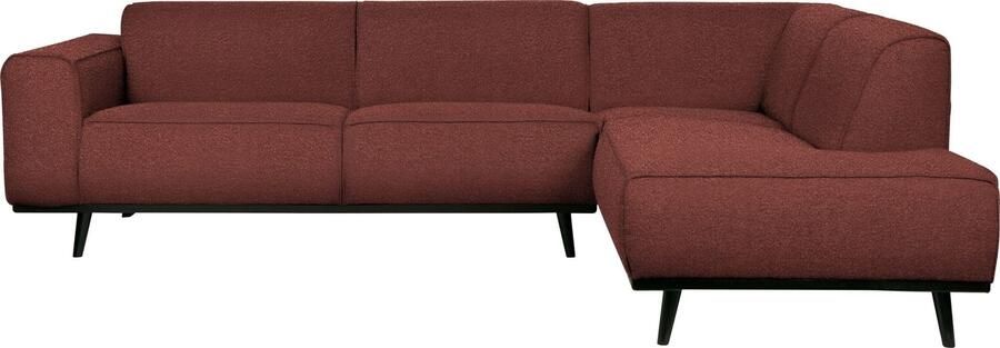 BePureHome | Statement Hoekbank Rechts Boucle Chestnut | Zitmeubels woonkamer | HoekbankModulaire banken