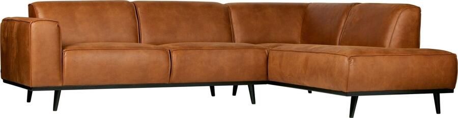 BePureHome | Statement Hoekbank Rechts Eco Leer Cognac | Zitmeubels woonkamer | HoekbankModulaire banken - Foto 3