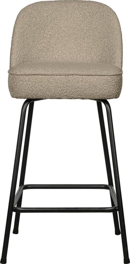 BePureHome | Vogue barstoel 65cm boucle beige | Zitmeubels eetkamer | Barstoel