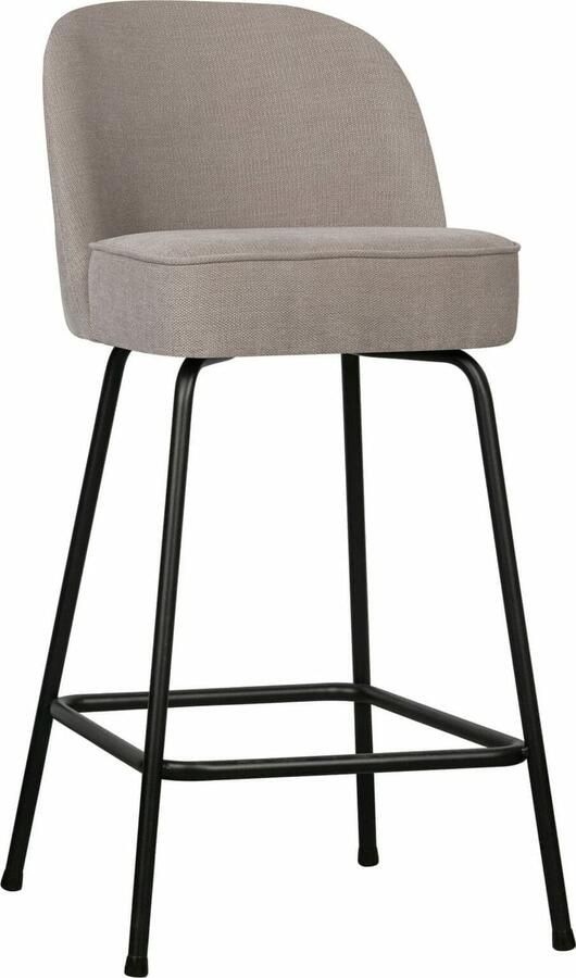 BePureHome | Vogue Barstoel 65cm Geweven Stof Zand | Zitmeubels eetkamer | Barstoel