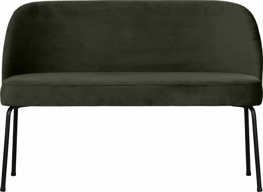 BePureHome | Vogue Eetbank Fluweel Dark Green | Eetkamer meubels | Eetkamerbank