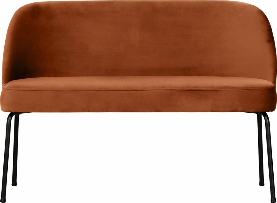 BePureHome | Vogue Eetbank Fluweel Roest | Eetkamer meubels | Eetkamerbank