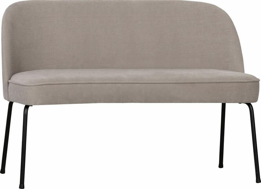 BePureHome | Vogue Eetbank Geweven Stof Zand | Zitmeubels eetkamer | Eetkamerbank