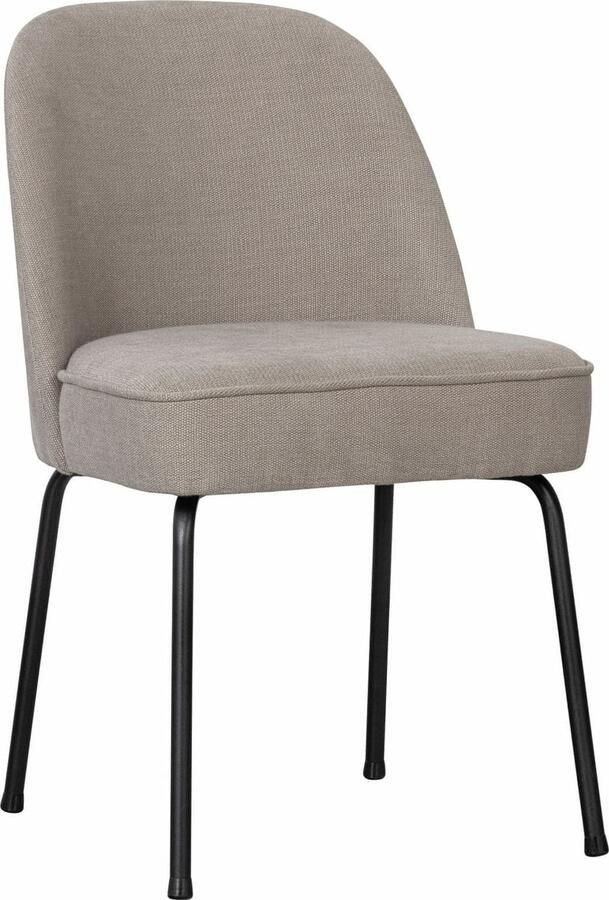 BePureHome | Vogue Eetkamerstoel Geweven Stof Zand | Zitmeubels eetkamer | Eetkamerstoel - Foto 2