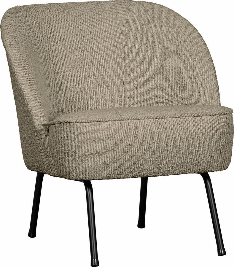 BePureHome | Vogue Fauteuil Bouclé Beige | Zitmeubels woonkamer | Fauteuil - Foto 2