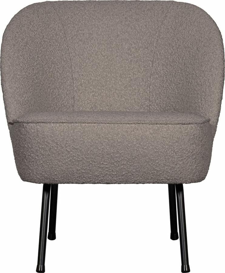 BePureHome | Vogue Fauteuil Bouclé Nougat | Zitmeubels woonkamer | Fauteuil