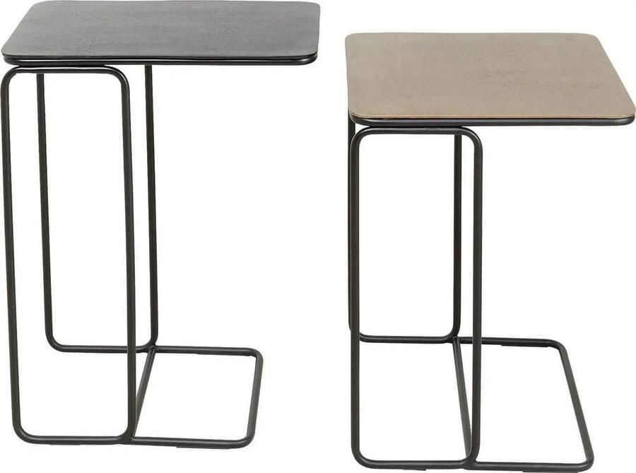 Kare Design Kare Bijzettafel Diego (Set van 2)