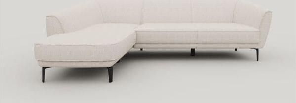 Brooks ottomane links+2.5-zitsbank arm rechts poot 17 cm. + pocket vito