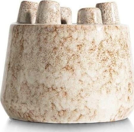 COCO maison | Safia vaas H21cm beige | Woonaccessoires | Vaas