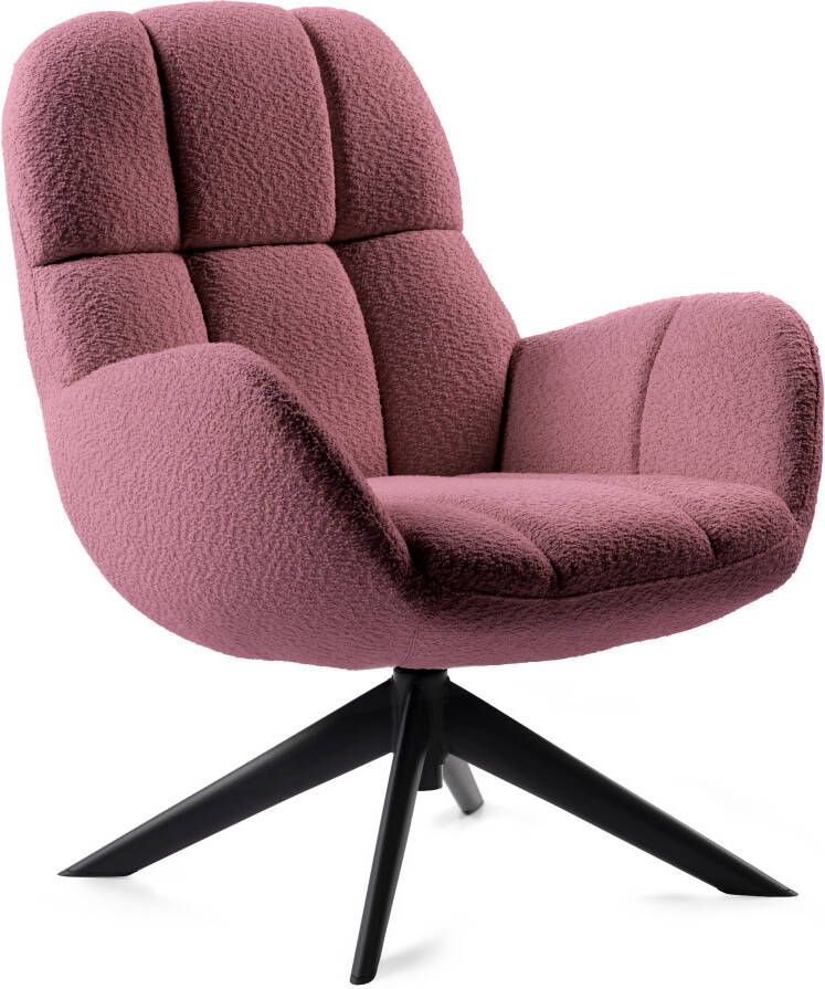 Anne draaifauteuil bordo