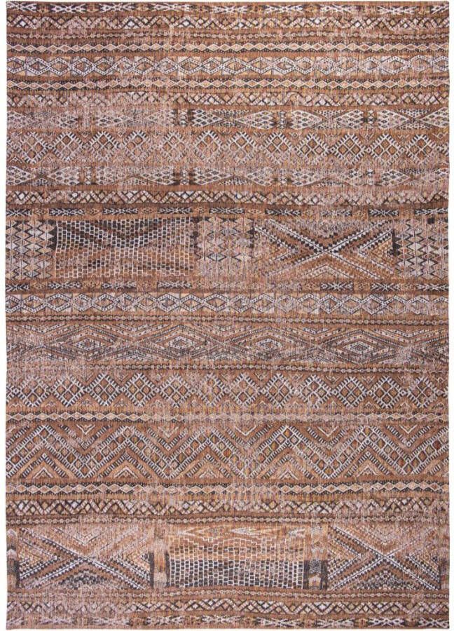 Louis de Poortere Antiquarian Kilim vloerkleed (Afmetingen: 200×140 cm Basiskleur: bruin)