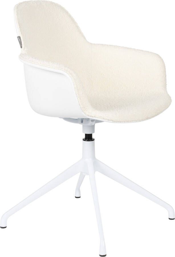 Zuiver Draaibare Eetkamerstoel Albert Kuip Met armleuning Bouclé - Foto 5