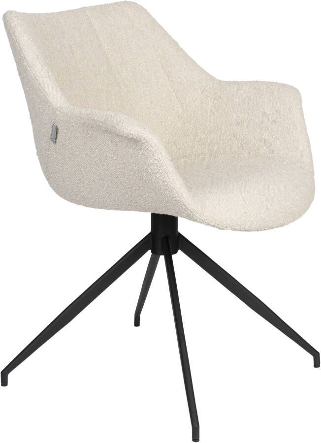 Zuiver | Armstoel Doulton Swivel Natural | Zitmeubels eetkamer | Armstoel - Foto 5