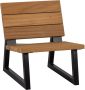 Woood Banco Outdoor Fauteuil Hout Metaal Nature 78x68x82 - Thumbnail 2