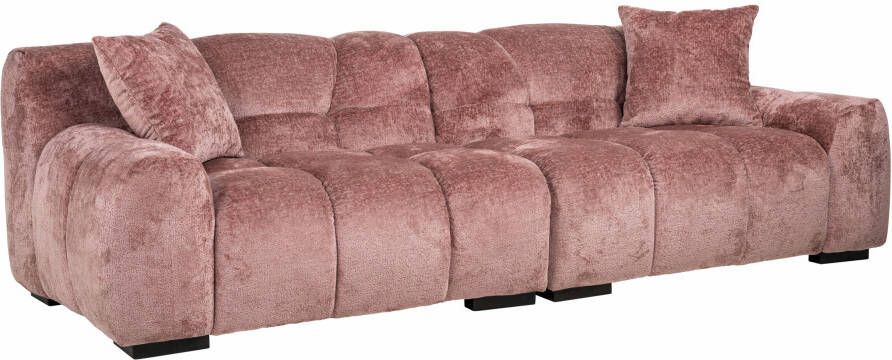 Richmond Interiors Richmond 3-zits Bank Charelle Chenille Roze