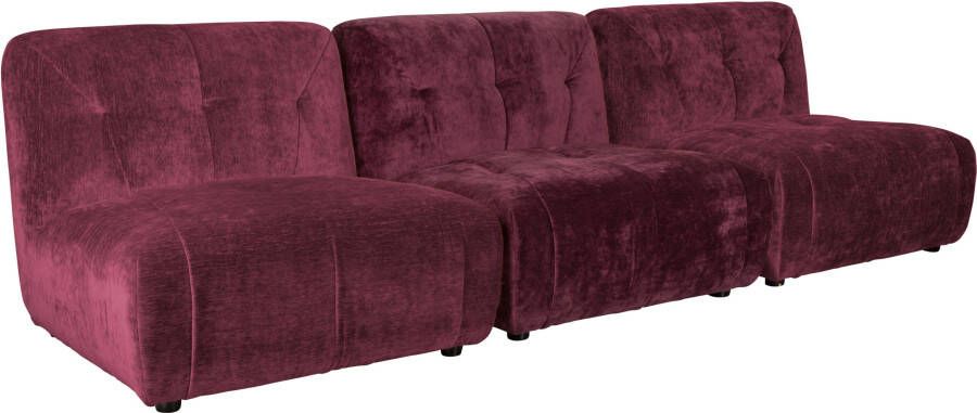 Dutchbone 3-zits Bank Giada Modulair Velvet Plum