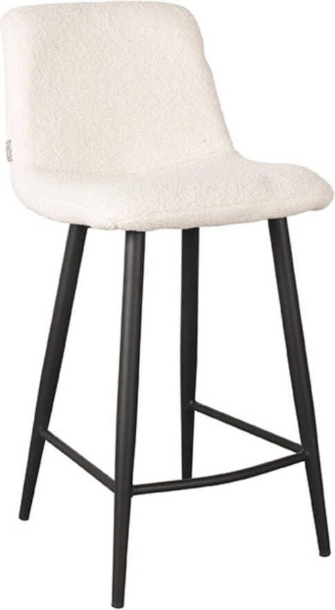 LABEL51 Barkruk Jep Teddy Ivory (zithoogte 65cm) - Foto 3