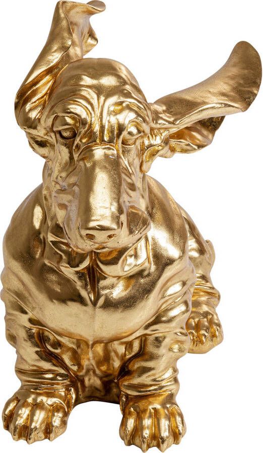 Kare Design Decofiguur Coiffed Dog Gold 52cm