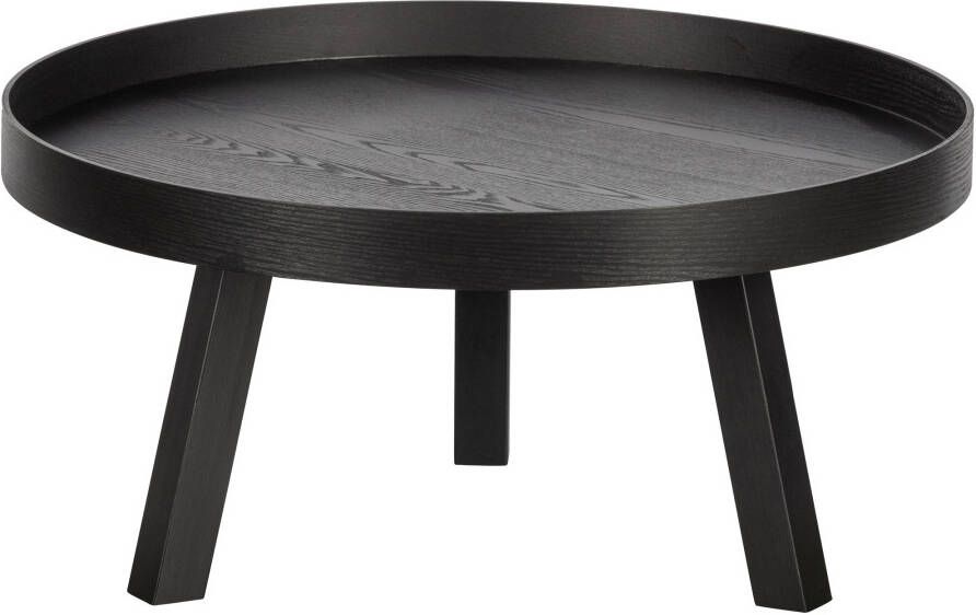 Beira bijzettafel hout zwart 35xØ76