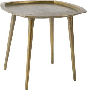 Dutchbone Bijzettafel 'Abbas' Brass 45cm