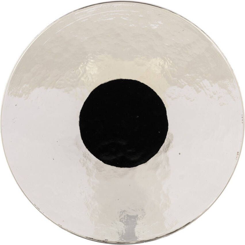 Richmond Interiors Richmond Bijzettafel Aurora Glas en marmer Ø27cm Beige Rond