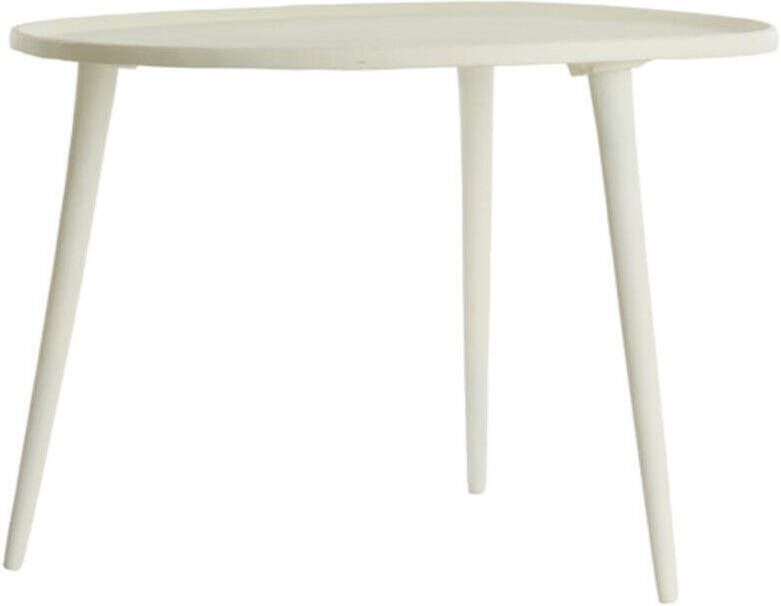 Light & Living Ronde Bijzettafel Babina 59cm Crème