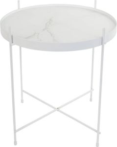 Zuiver Side Table Cupid Marble White Wit