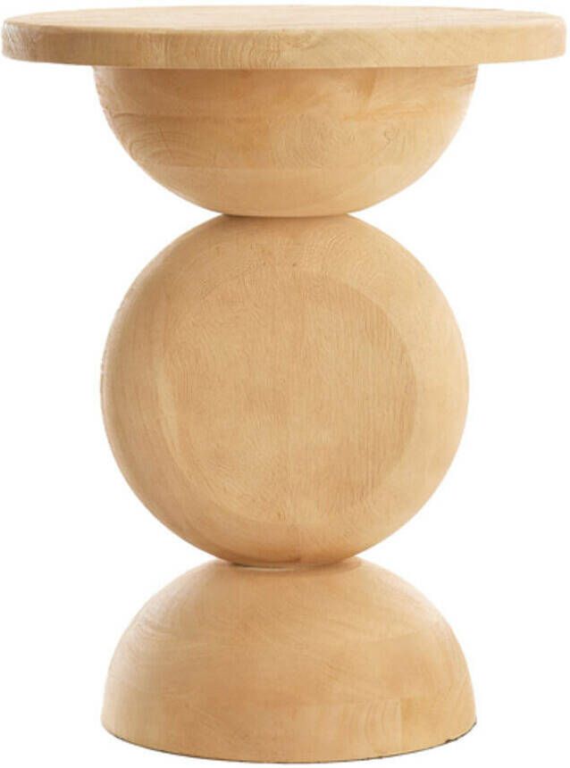 Light & Living Light&living Bijzettafel Ø40x50 cm MIRTO hout mat naturel