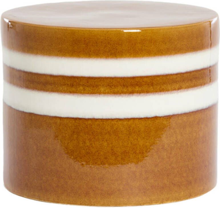 Light & Living Bijzettafel Mooca Keramiek 42cm Cognac