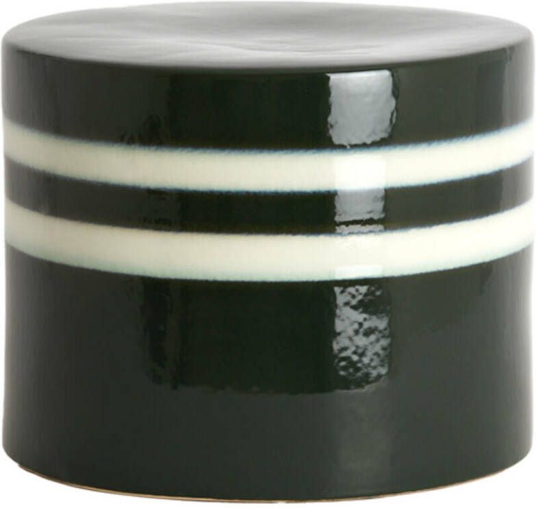 Light & Living Bijzettafel Mooca Keramiek 42cm Donkergroen