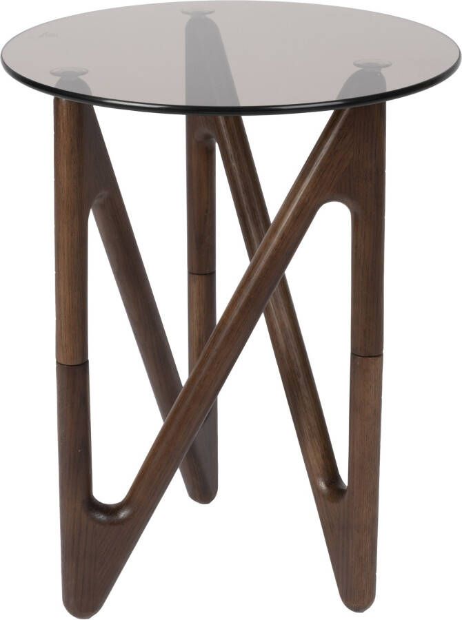 Dutchbone | Dutchbone | Bijzettafel Naia Walnut | Woonkamertafels | Bijzettafel | Woonkamertafels | Bijzettafel - Foto 2