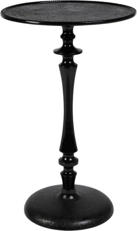 Dutchbone Ronde Bijzettafel Odessa Epoxy 36cm Zwart