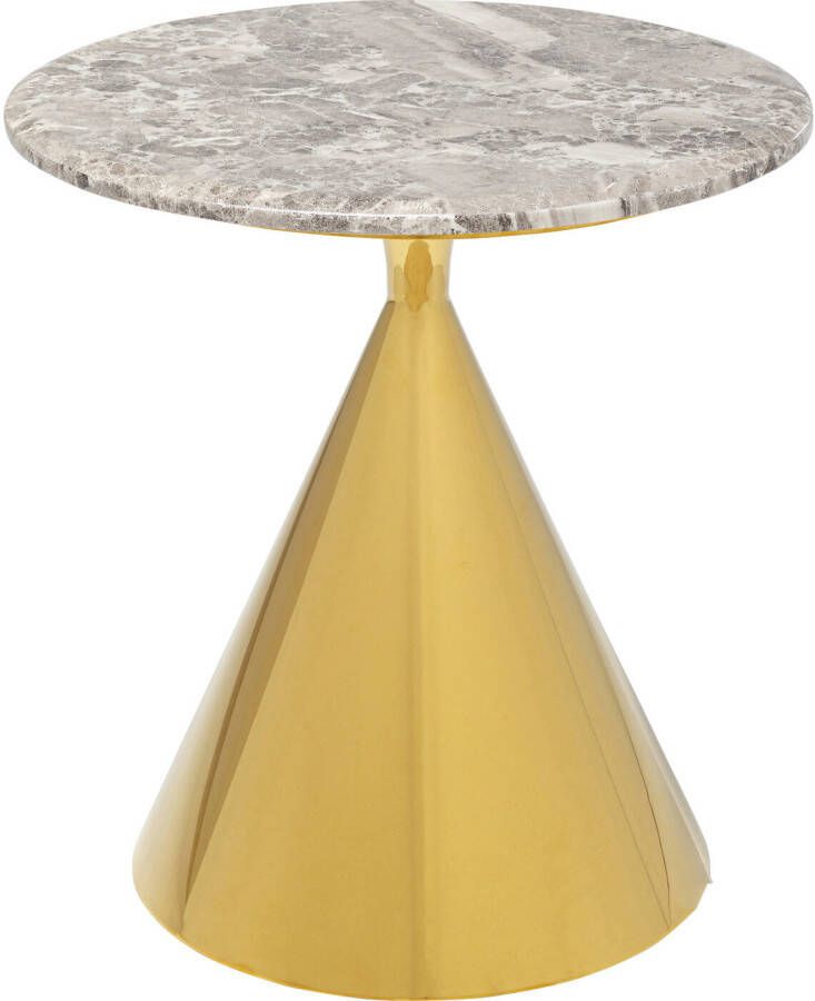 Kare Design Kare Bijzettafel Rita Gold 50cm