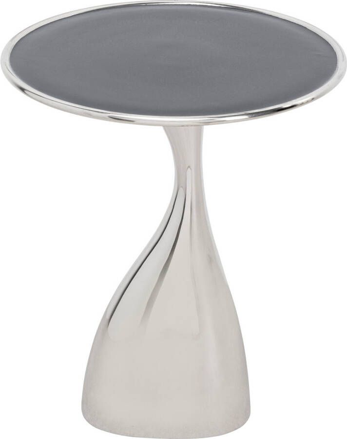 Kare Design Kare Bijzettafel Spacey Silver Ø36cm
