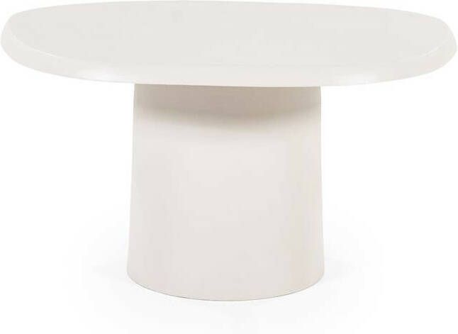 By-Boo Bijzettafel Sten 57 x 71cm Beige Organisch