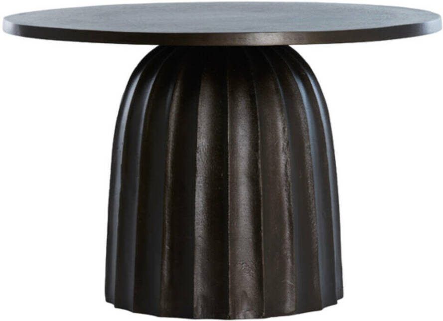 Light & Living Light&living Bijzettafel Ø60x38 cm VEGLIA mat donker bruin