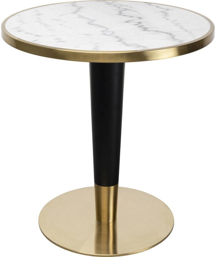 Kare Design Bistrot Amalia Eettafel wit marmer 70cm