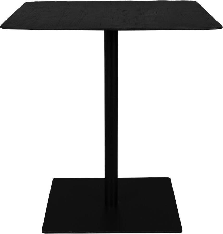 Dutchbone Vierkante Bistrotafel Braza 70 x 70cm Zwart