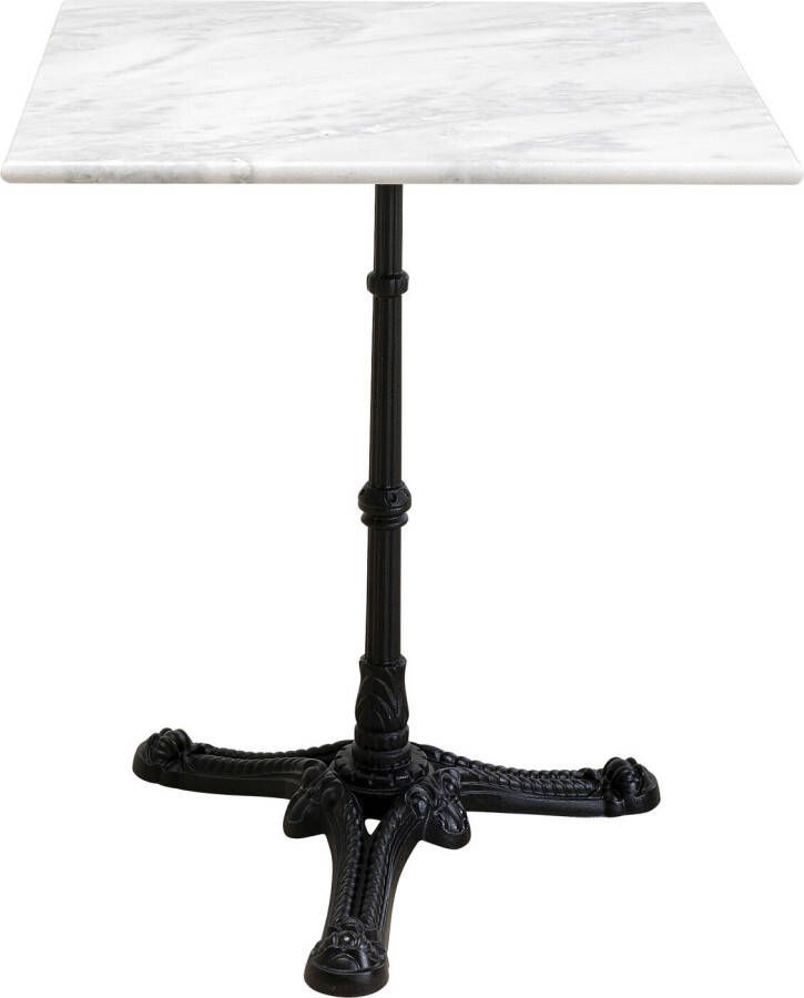Kare Design Bistrot Eettafel wit marmer 60x60cm