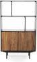 Eleonora Wandkast Alexander Sheesam hout 105 x 94cm Bruin - Thumbnail 2