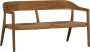 Exotan Chena Tuinbankje Wicker Teak Naturel 73x131x74 - Thumbnail 3