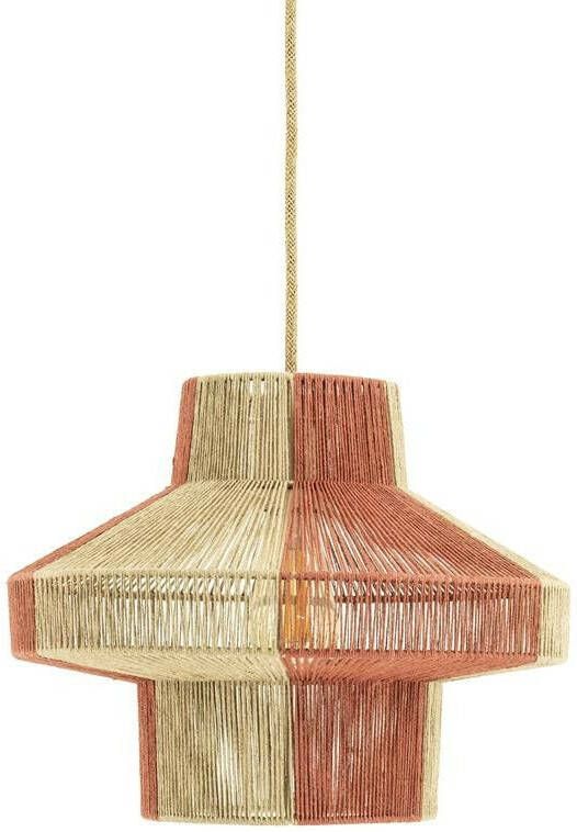 By-Boo Hanglamp Cirque Jute 30cm Naturel Rood